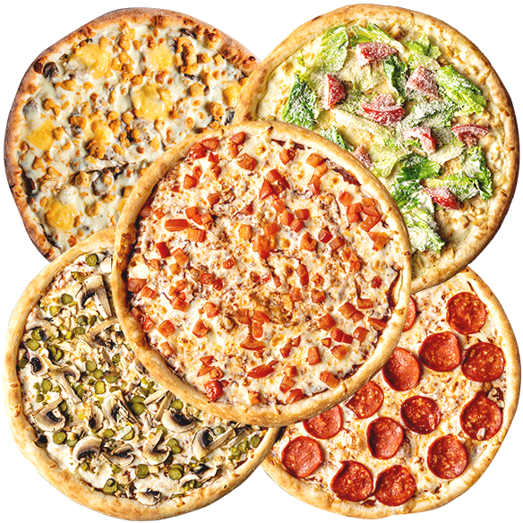 Комбо 5 средних пицц